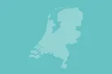 Kaart van Nederland.